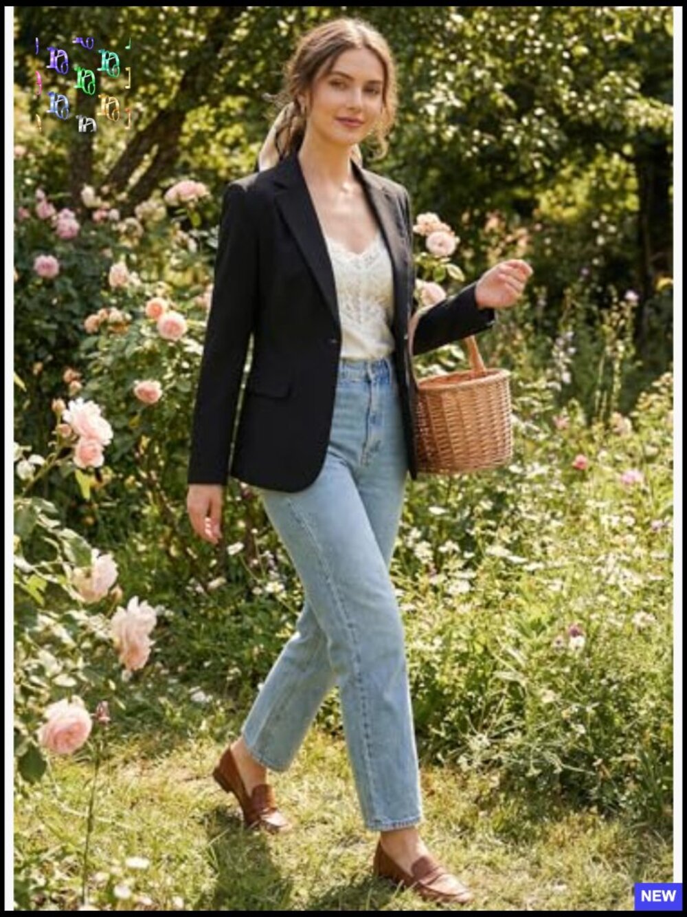 Slim Fit Blazer Business Casual Office Wear Minimalist Chic Lightweight - Picture 2 of 7